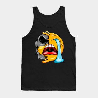 Cry Zombie Emoji Tank Top